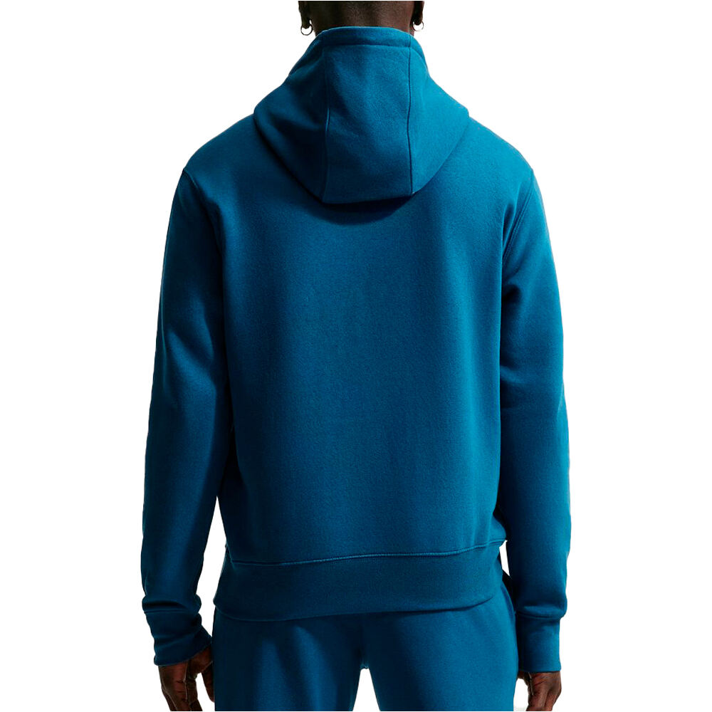 Nike sudadera hombre CLUB AZUL vista trasera
