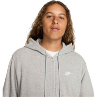 Nike sudadera hombre CLUB GRIS vista detalle
