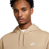 Nike sudadera hombre CLUB MARRON vista detalle