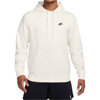 Nike sudadera hombre CLUB MARRON vista frontal