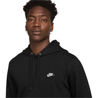 Nike sudadera hombre CLUB NEGRO vista detalle
