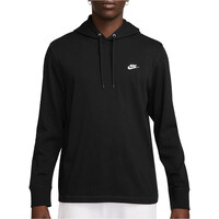 Nike sudadera hombre CLUB NEGRO vista frontal
