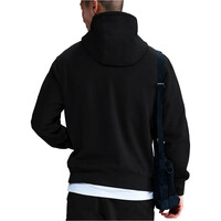 Nike sudadera hombre CLUB NEGRO vista trasera