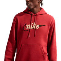 Nike sudadera hombre CLUB ROJO vista detalle
