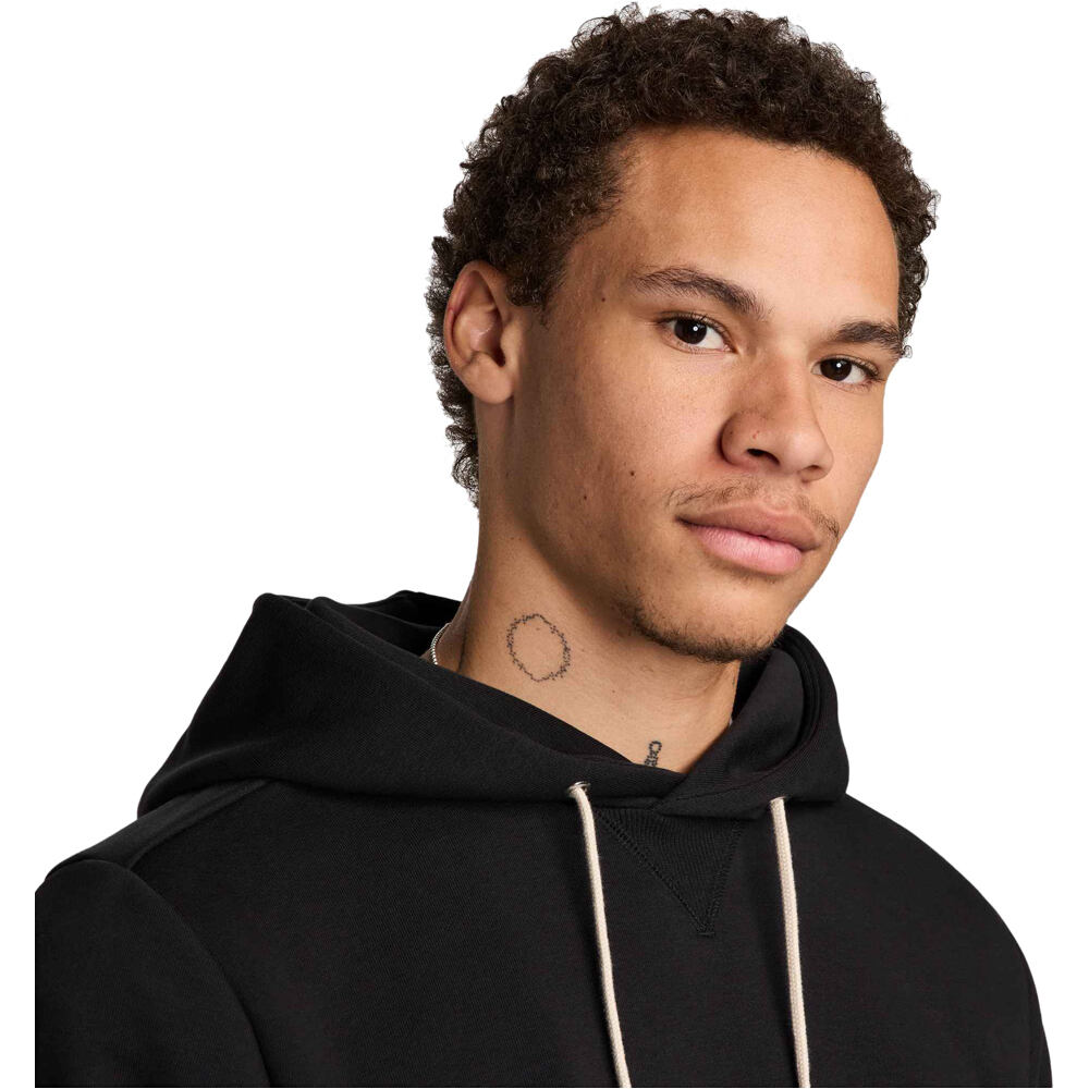 Nike sudadera hombre DRI-FIT STANDARD ISSUE NEGRO vista detalle