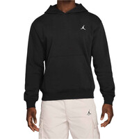 Nike sudadera hombre JORDAN BROOKLYN NEGRO vista frontal