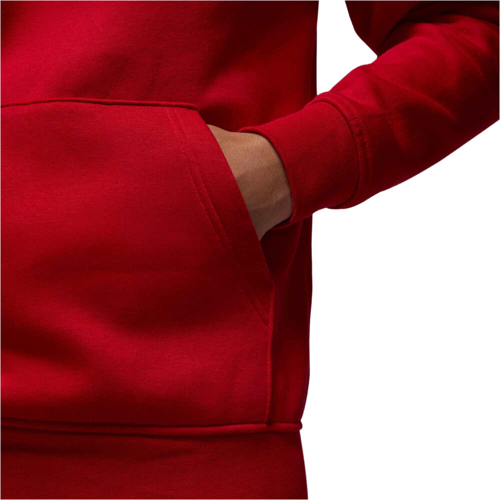 Nike sudadera hombre JORDAN BROOKLYN ROJO vista detalle