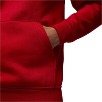 Nike sudadera hombre JORDAN BROOKLYN ROJO vista detalle