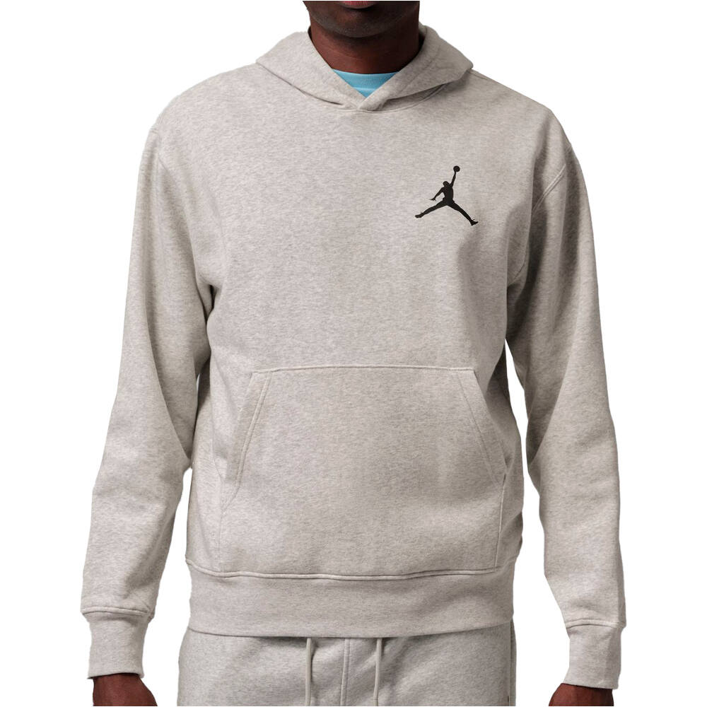 Nike sudadera hombre JORDAN JUMPMAN GRIS vista frontal