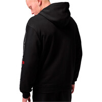 Nike sudadera hombre M J DF SPRT CSVR GFX FLC PO NEGRO vista trasera