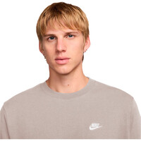 Nike sudadera hombre M NK CLUB BB CREW MARRON vista detalle