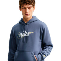 Nike sudadera hombre M NK CLUB BB HOODIE CTB AZUL vista detalle
