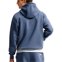 Nike sudadera hombre M NK CLUB BB HOODIE CTB AZUL vista trasera