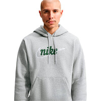 Nike sudadera hombre M NK CLUB BB HOODIE CTB GRIS vista detalle