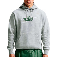 Nike sudadera hombre M NK CLUB BB HOODIE CTB GRIS vista frontal
