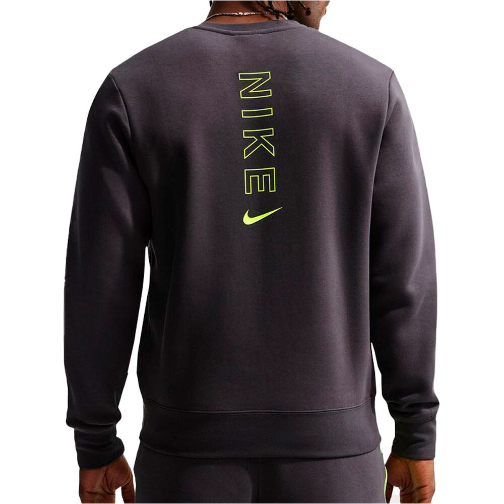 Nike sudadera hombre SPORTSWEAR CITY SIDE NEGRO vista trasera