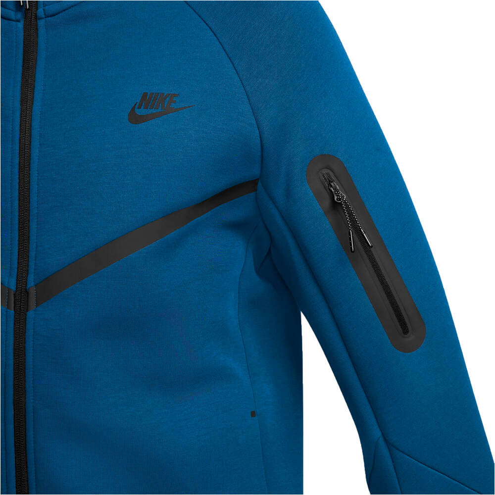 Nike sudadera hombre TECH WINDRUNNER AZUL vista detalle