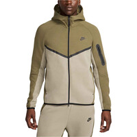 Nike sudadera hombre WINDRUNNER TECH VERDE vista frontal