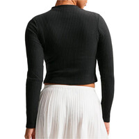 Nike sudadera mujer SPORTSWEAR CHILL KNIT GRIS vista trasera