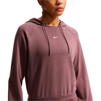 Nike sudadera mujer SPORTSWEAR CHILL KNIT MARRON vista detalle