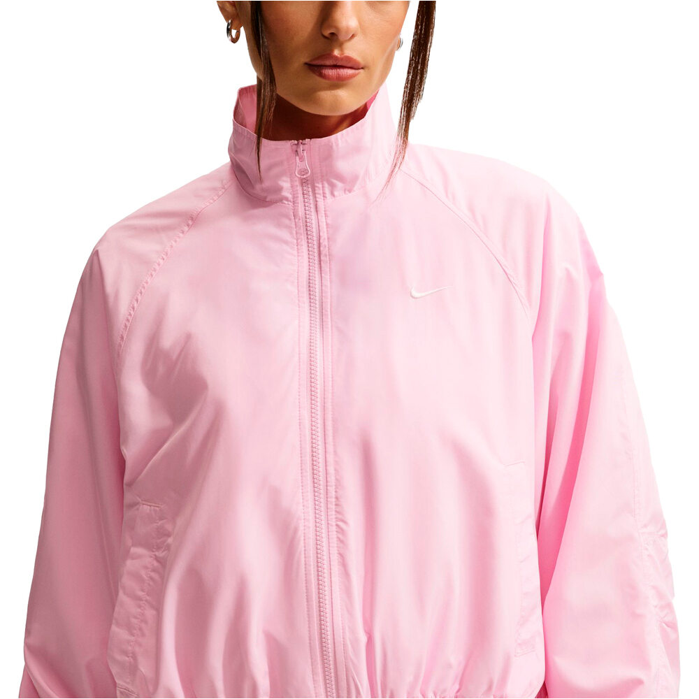 Nike sudadera mujer SPORTSWEAR CLASSIC ROJO vista detalle