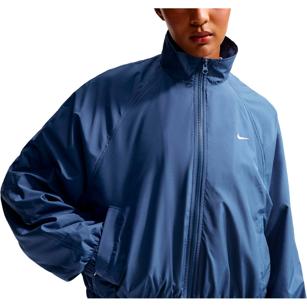Nike sudadera mujer SPORTSWEAR CLASSICS AZUL vista detalle