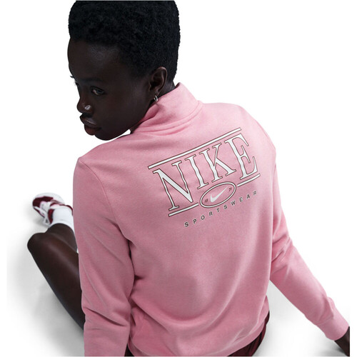 Nike sudadera mujer SPORTSWEAR CLUB ROSA