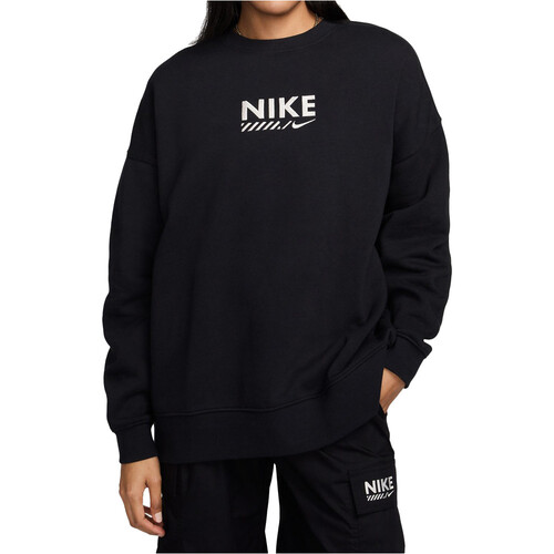 Nike sudadera mujer SPORTSWEAR OVERSIZE NEGRO