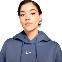 Nike sudadera mujer SPORTSWEAR PHOENIX AZUL vista detalle
