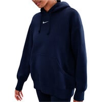 Nike sudadera mujer SPORTSWEAR PHOENIX AZUL vista frontal