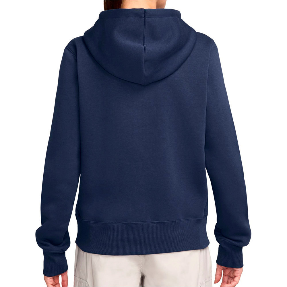 Nike sudadera mujer SPORTSWEAR PHOENIX AZUL vista trasera