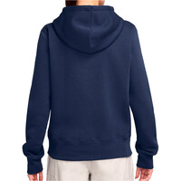 Nike sudadera mujer SPORTSWEAR PHOENIX AZUL vista trasera