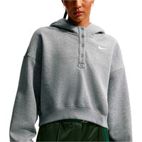 Nike sudadera mujer SPORTSWEAR PHOENIX GRIS vista detalle