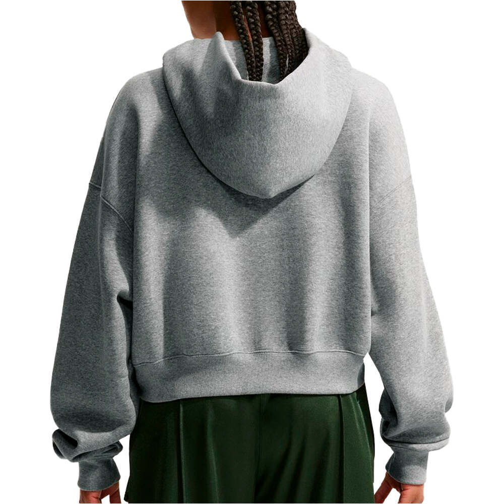 Nike sudadera mujer SPORTSWEAR PHOENIX GRIS vista trasera