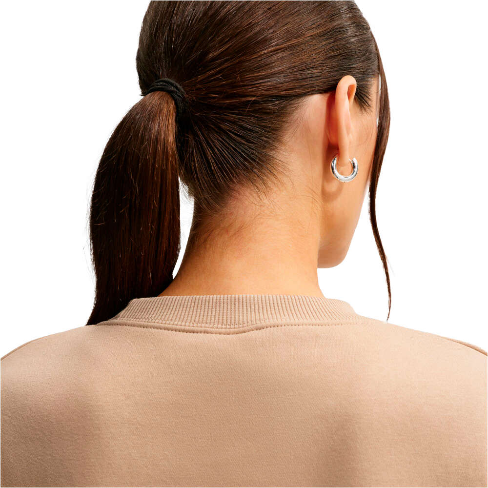 Nike sudadera mujer SPORTSWEAR PHOENIX MARRON 03