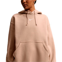 Nike sudadera mujer SPORTSWEAR PHOENIX MARRON vista detalle