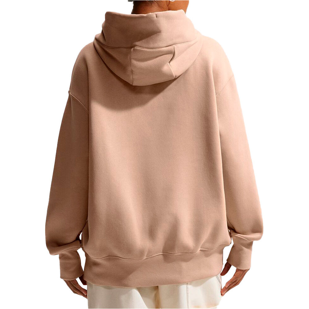 Nike sudadera mujer SPORTSWEAR PHOENIX MARRON vista trasera