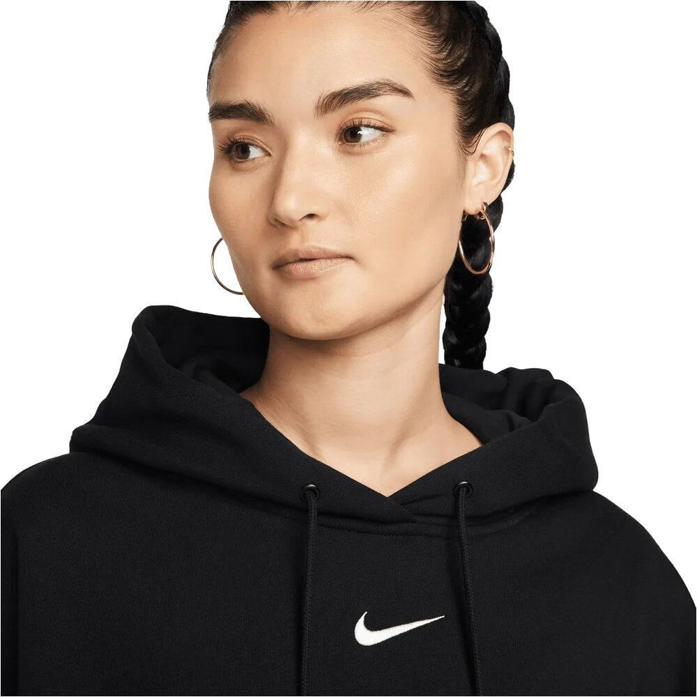 Nike sudadera mujer SPORTSWEAR PHOENIX NEGRO vista detalle