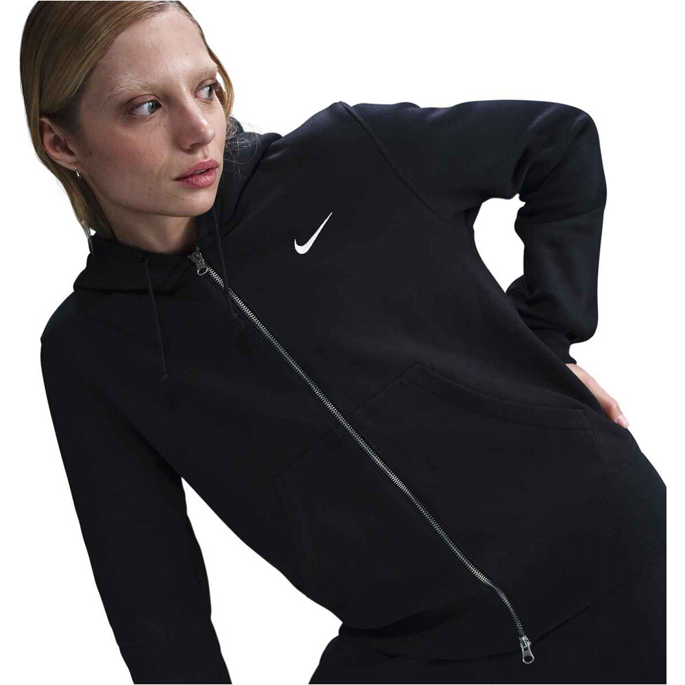 Nike sudadera mujer SPORTSWEAR PHOENIX NEGRO vista detalle