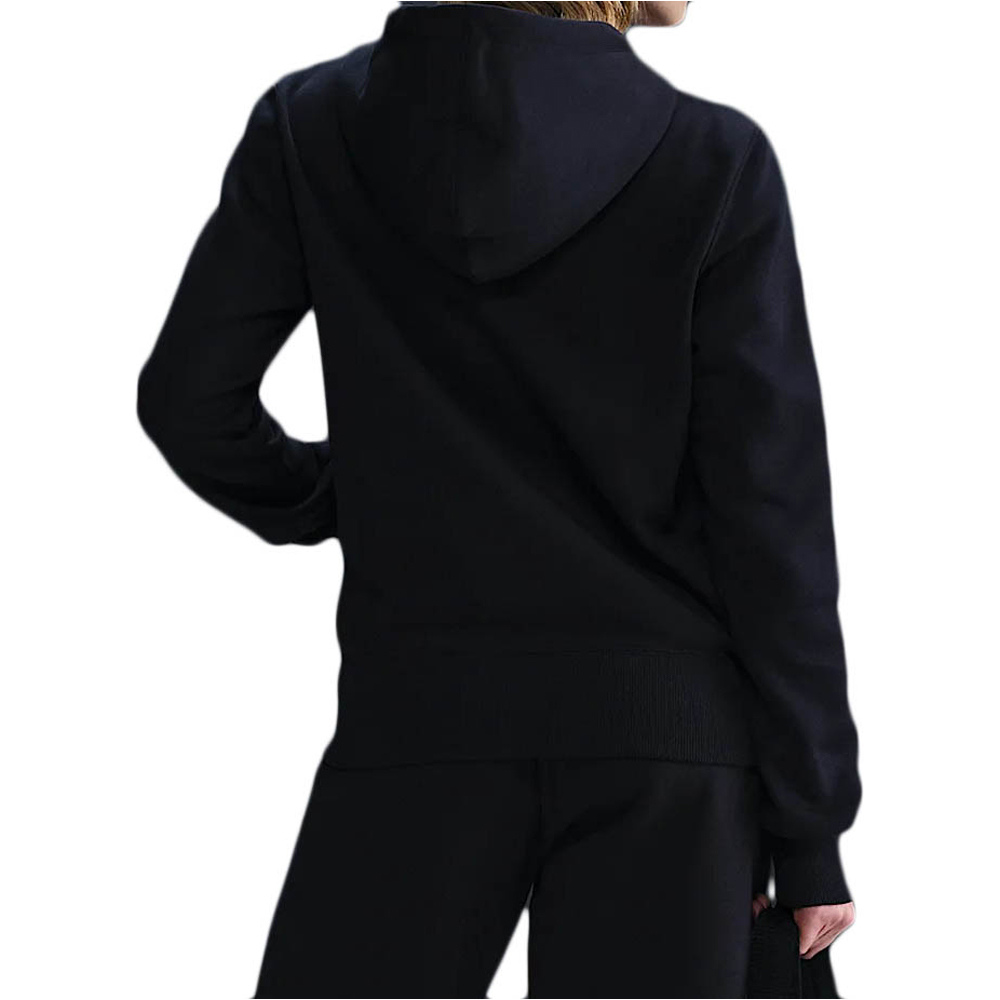 Nike sudadera mujer SPORTSWEAR PHOENIX NEGRO vista trasera
