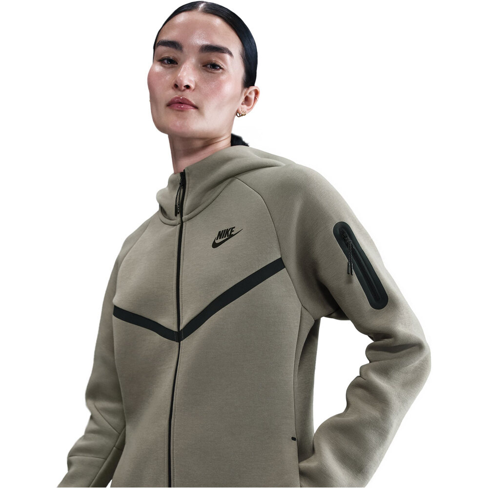 Nike sudadera mujer SPORTSWEAR VERDE vista detalle
