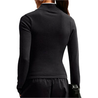 Nike sudadera mujer W NSW MOCK NECK LS TOP NEGRO vista trasera