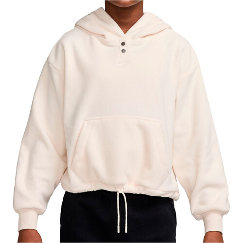 Nike sudadera niña G NSW FLC LS NOVELTY COZY TOP MARRON