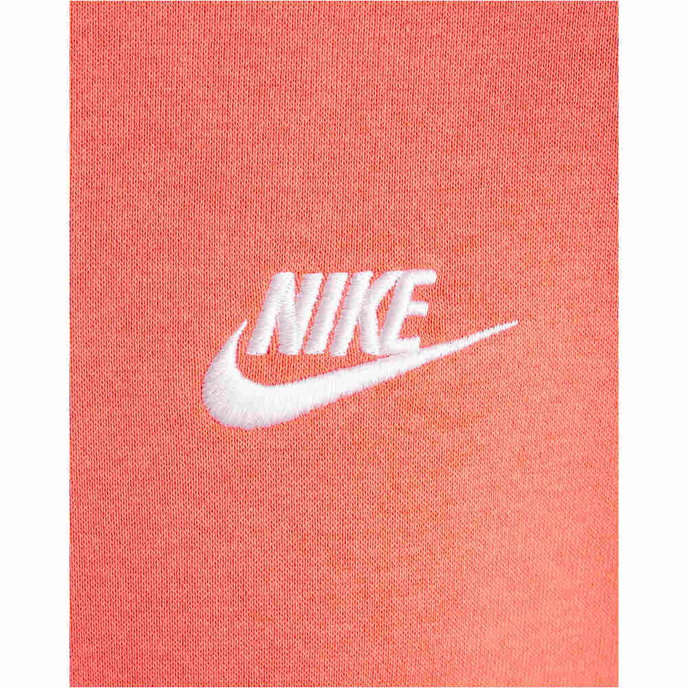 Nike sudadera niña SPORTSWEAR CLUB NARANJA 03