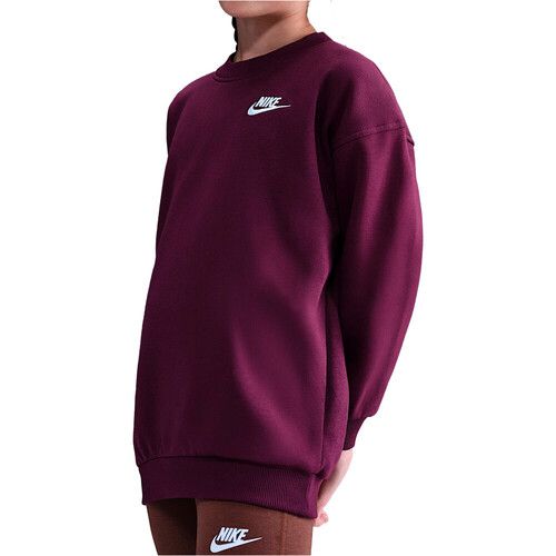Nike sudadera niña SPORTSWEAR CLUB ROJO