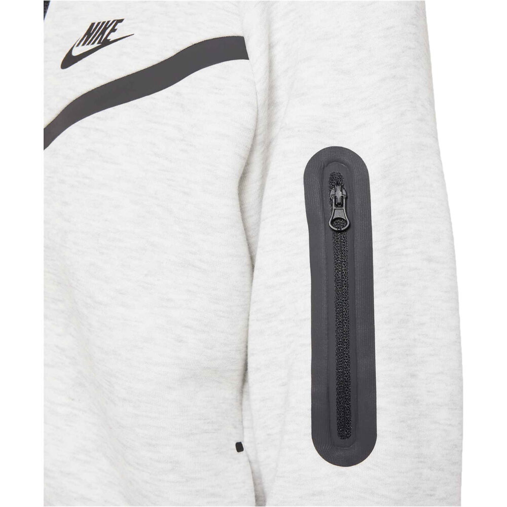Nike sudadera niña SPORTSWEAR TECH GRIS 04