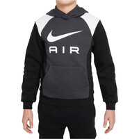 Nike sudadera niño AIR NEGRO vista frontal