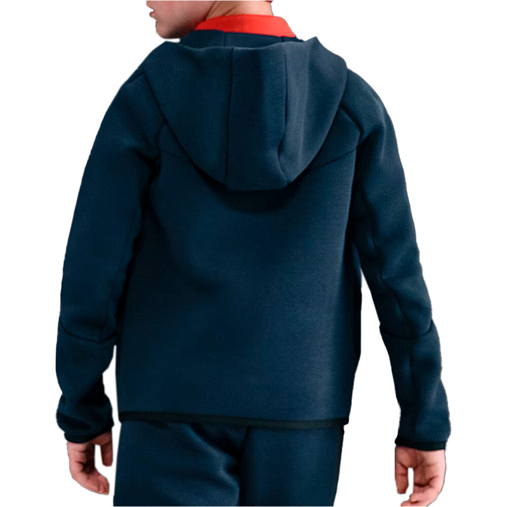 Nike sudadera niño SPORTSWEAR AZUL vista trasera