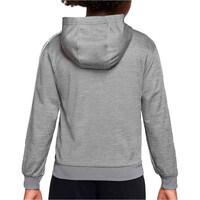 Nike sudadera niño SPORTSWEAR DRI-FIT CLUB+ GRIS vista trasera