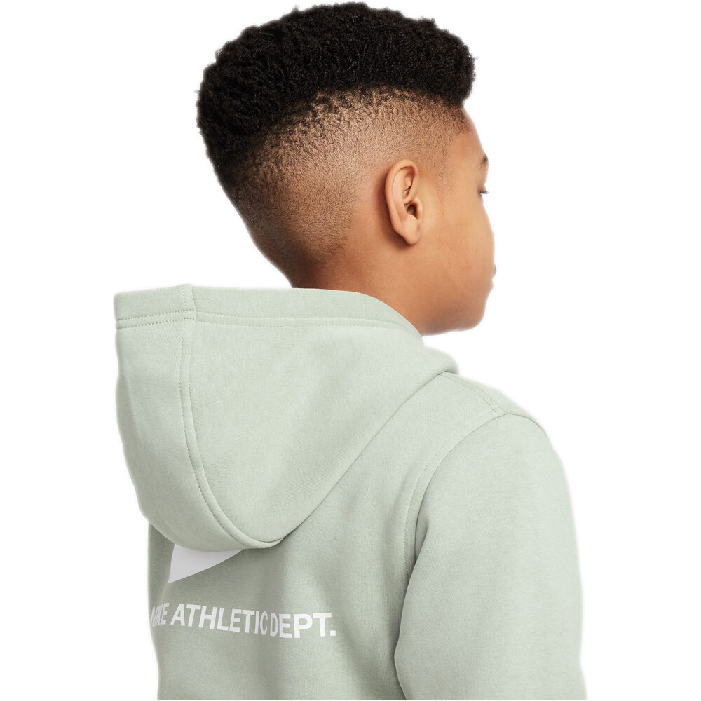 Nike sudadera niño SPORTSWEAR VERDE 03